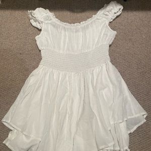 Rosie Smocked Tier Romper from Urban Outfitters